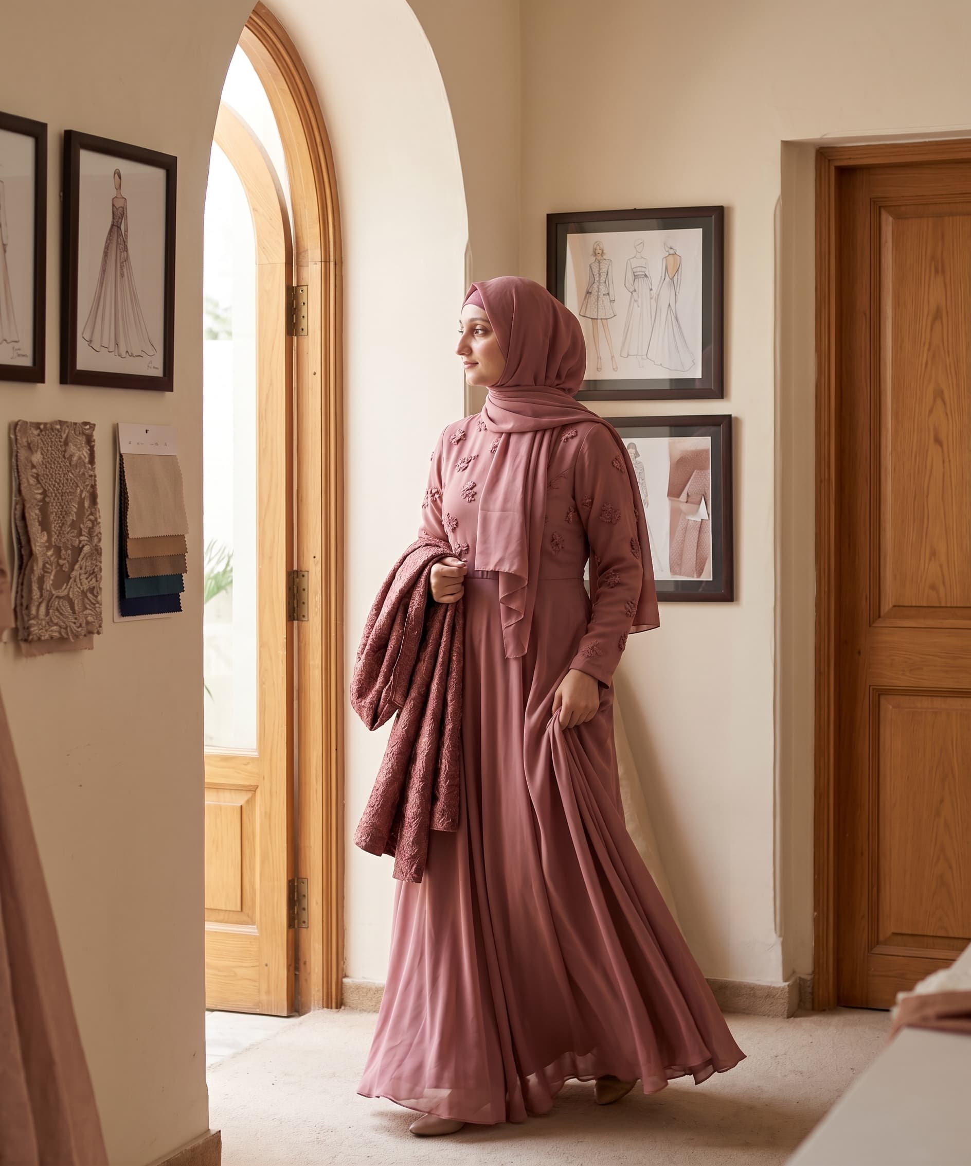 The Wrap Gown — Eveningwear, 2026, Sara Malik — detail 1